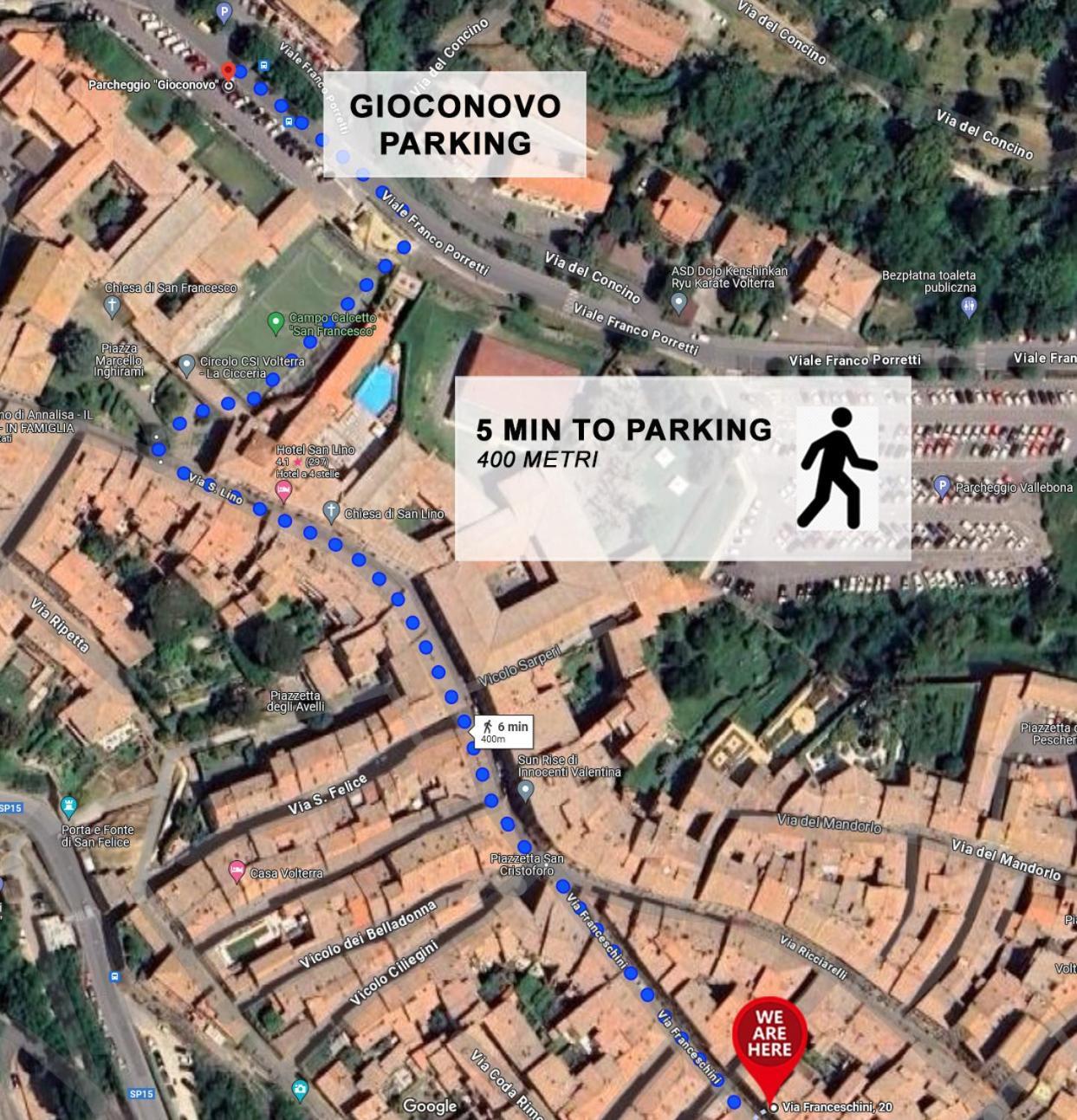 Il Cantuccio- Appartamento In Centro Con Giardino Volterra Eksteriør bilde