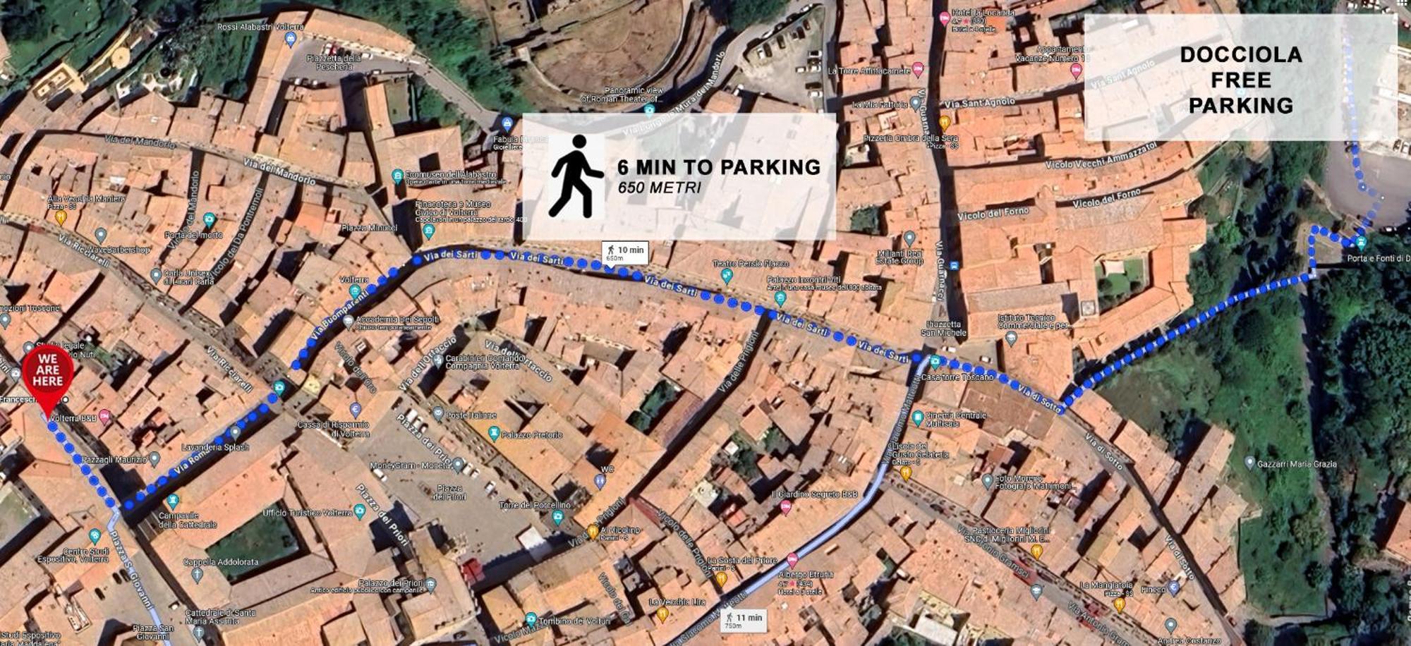 Il Cantuccio- Appartamento In Centro Con Giardino Volterra Eksteriør bilde